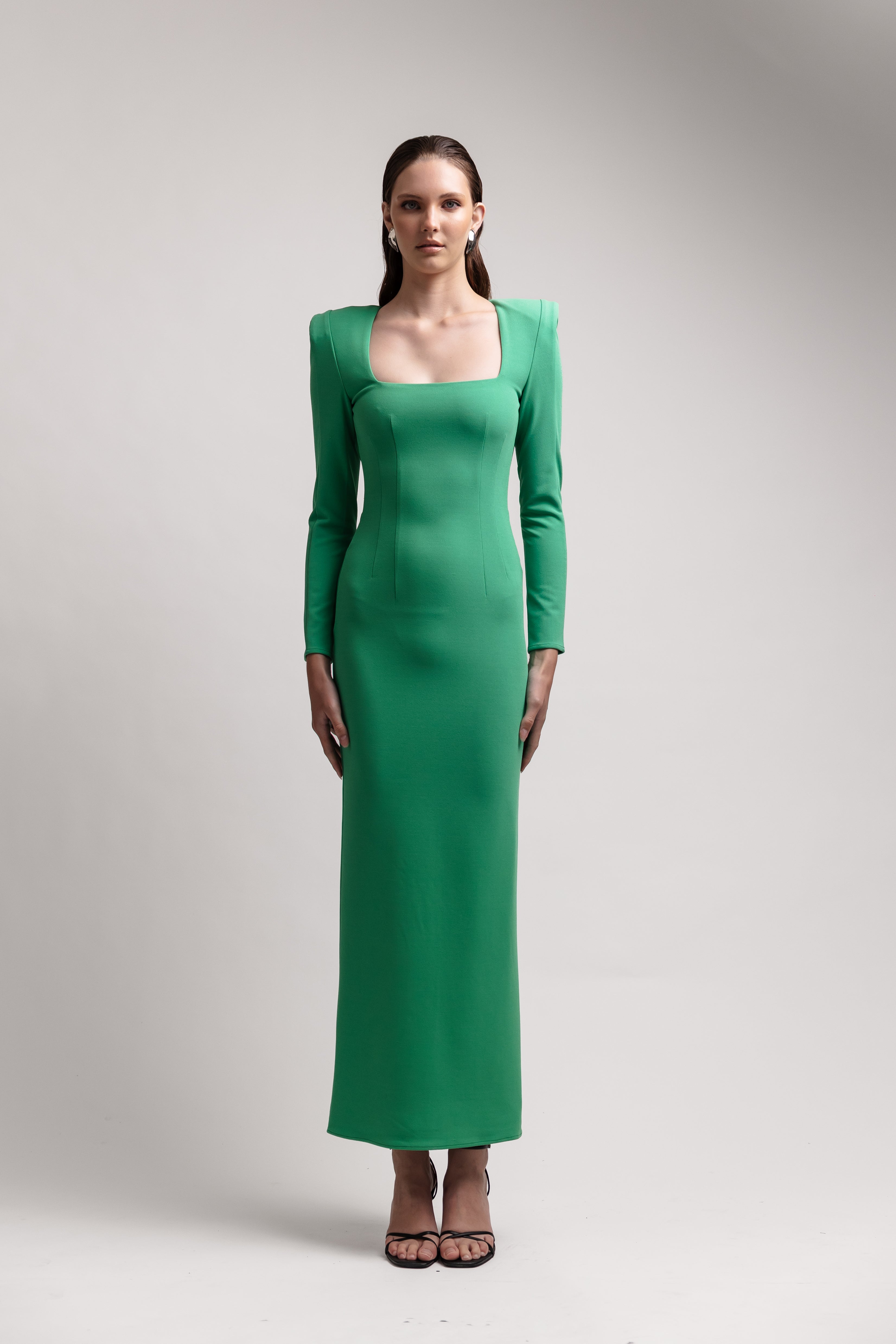 Corset Square Neck Dress