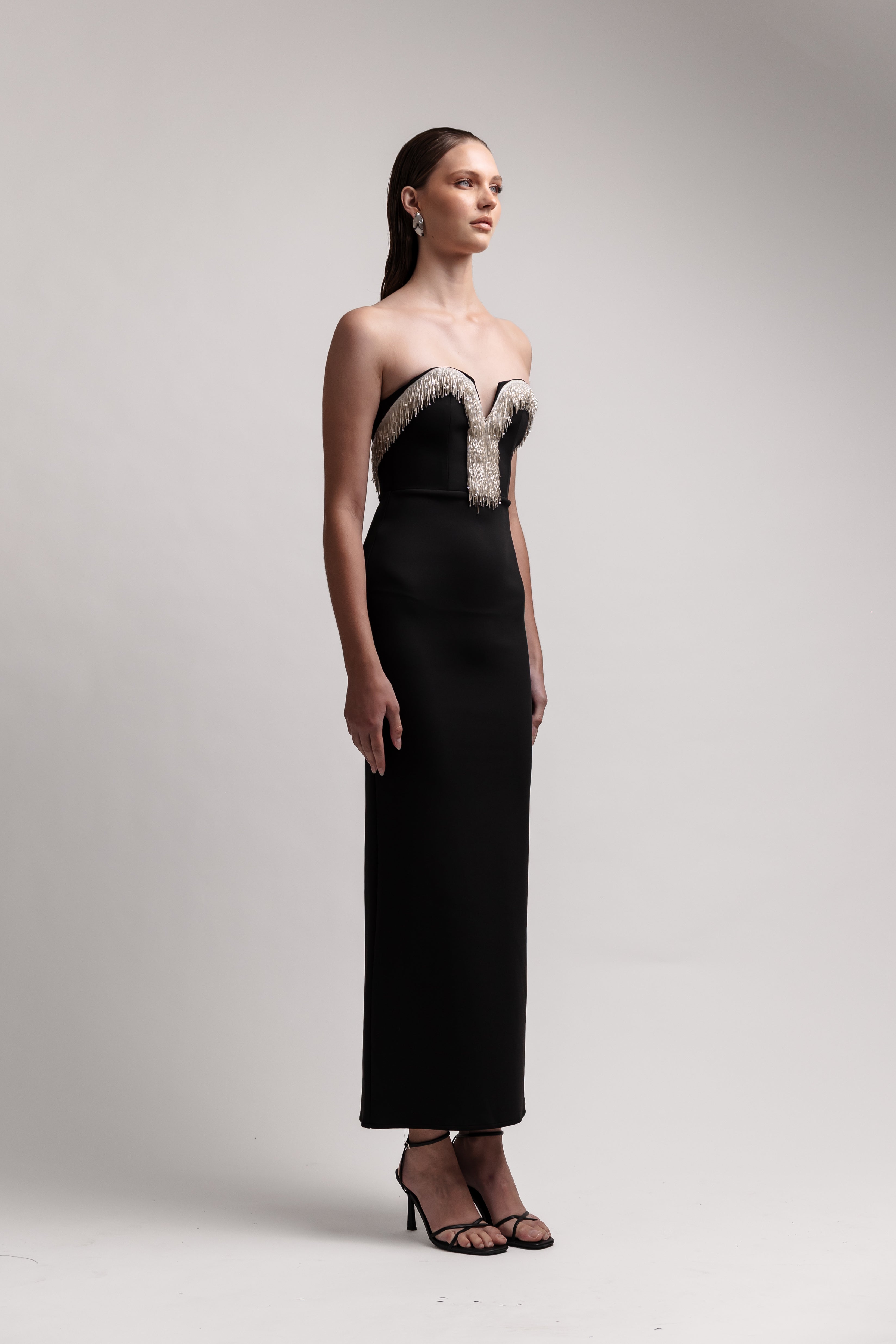 URCHIN STRAPLESS DRESS