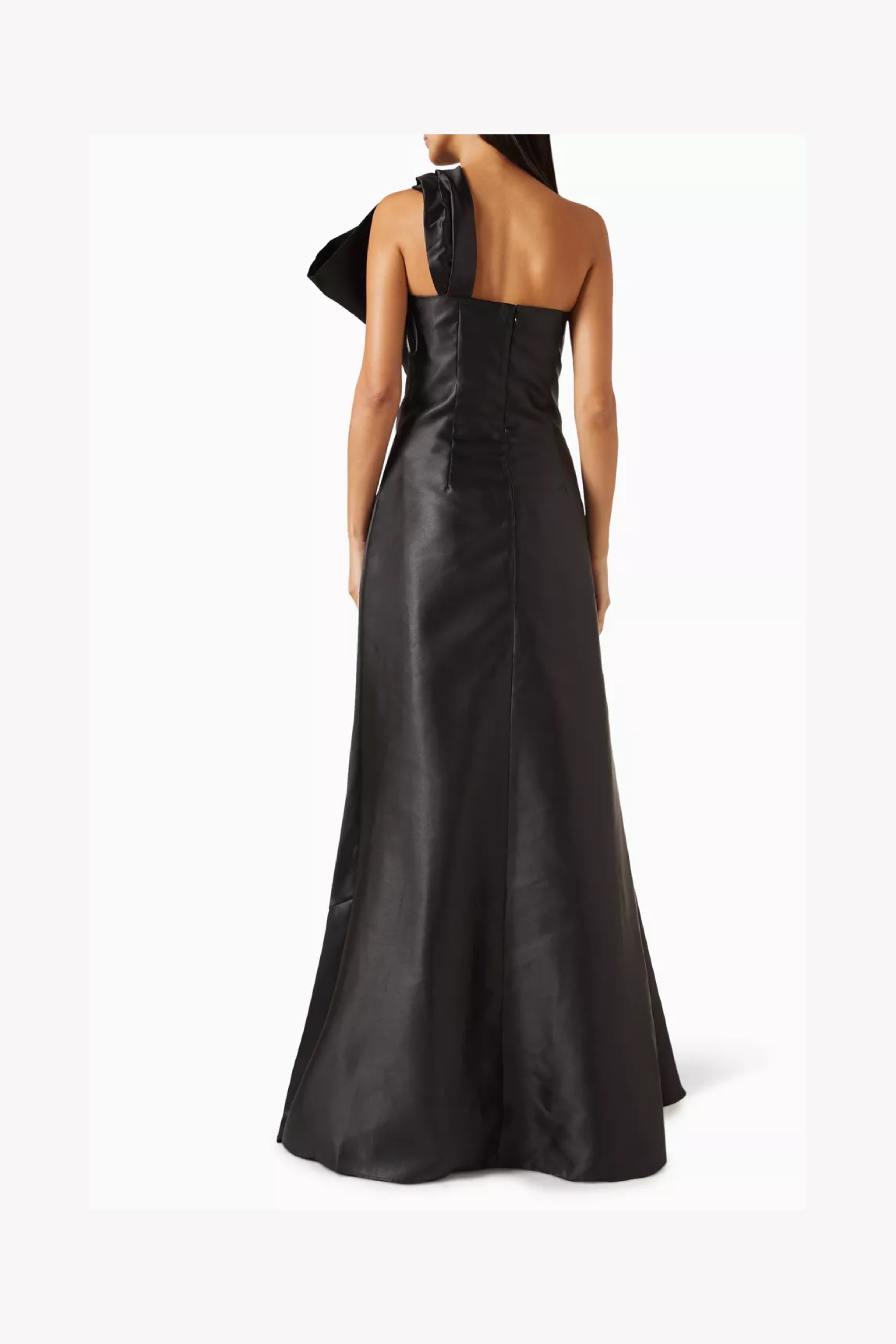 NOIR ROSETTE  BALL GOWN