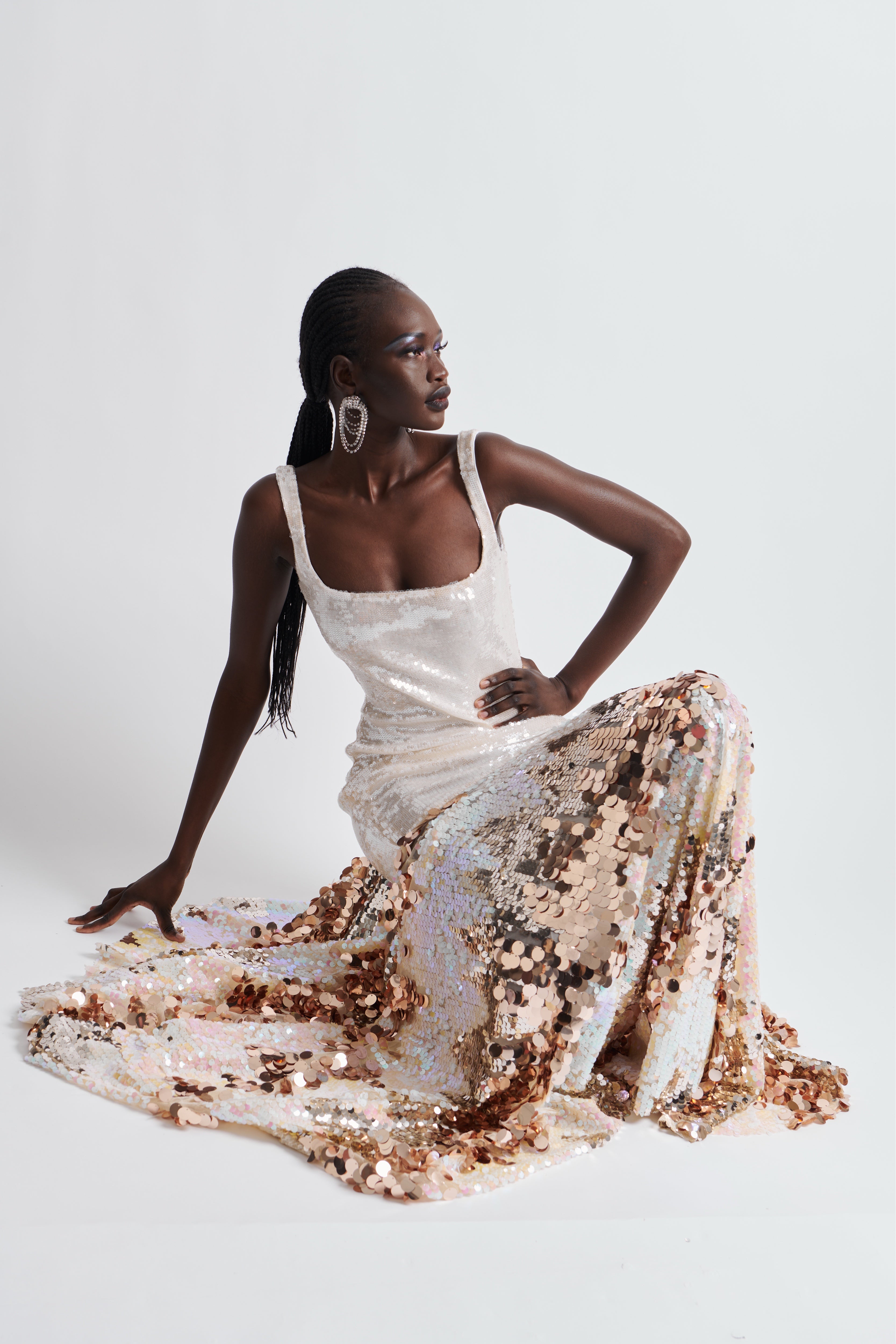 HALO SEQUIN GOWN