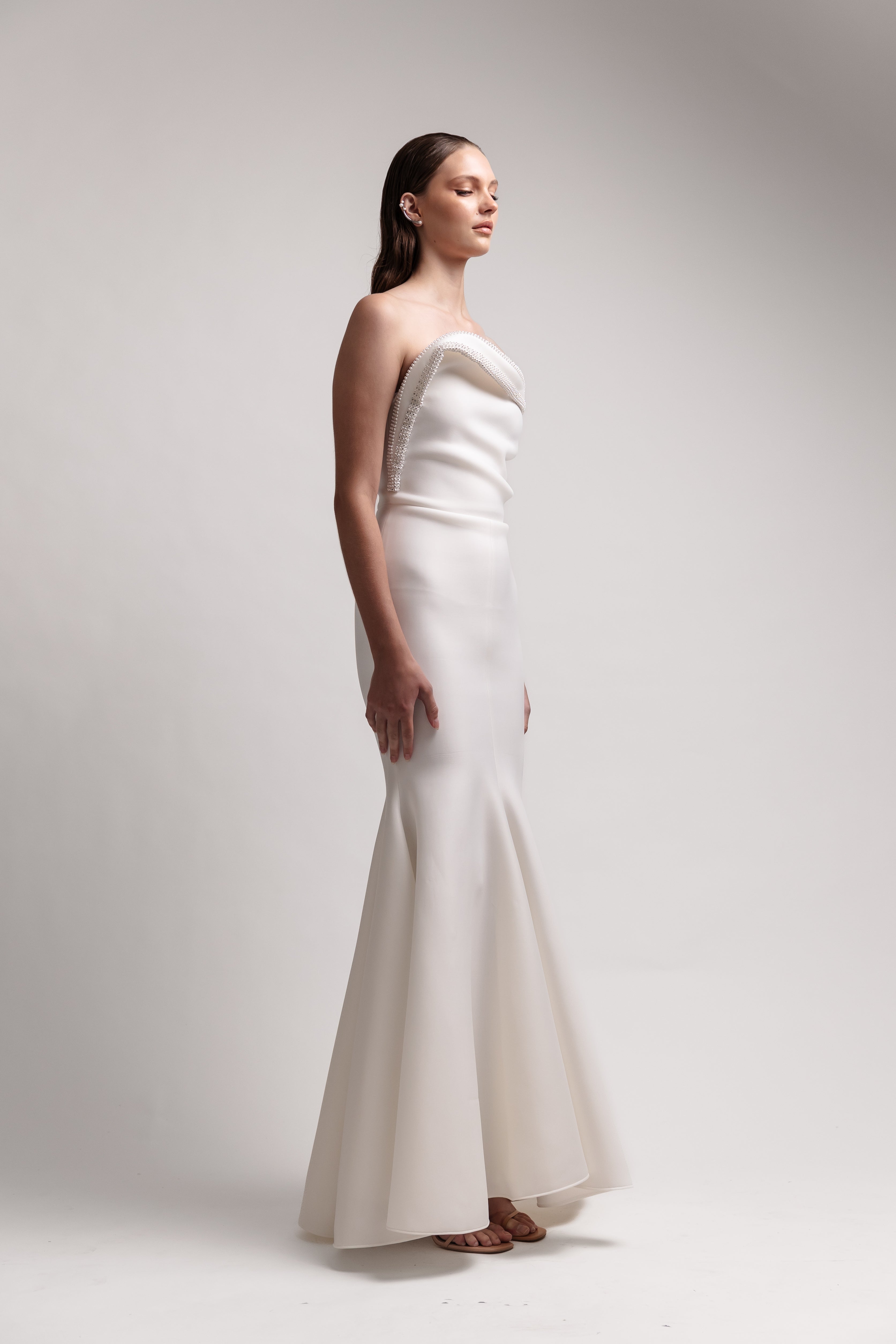 Crescent Neoprene Ballgown