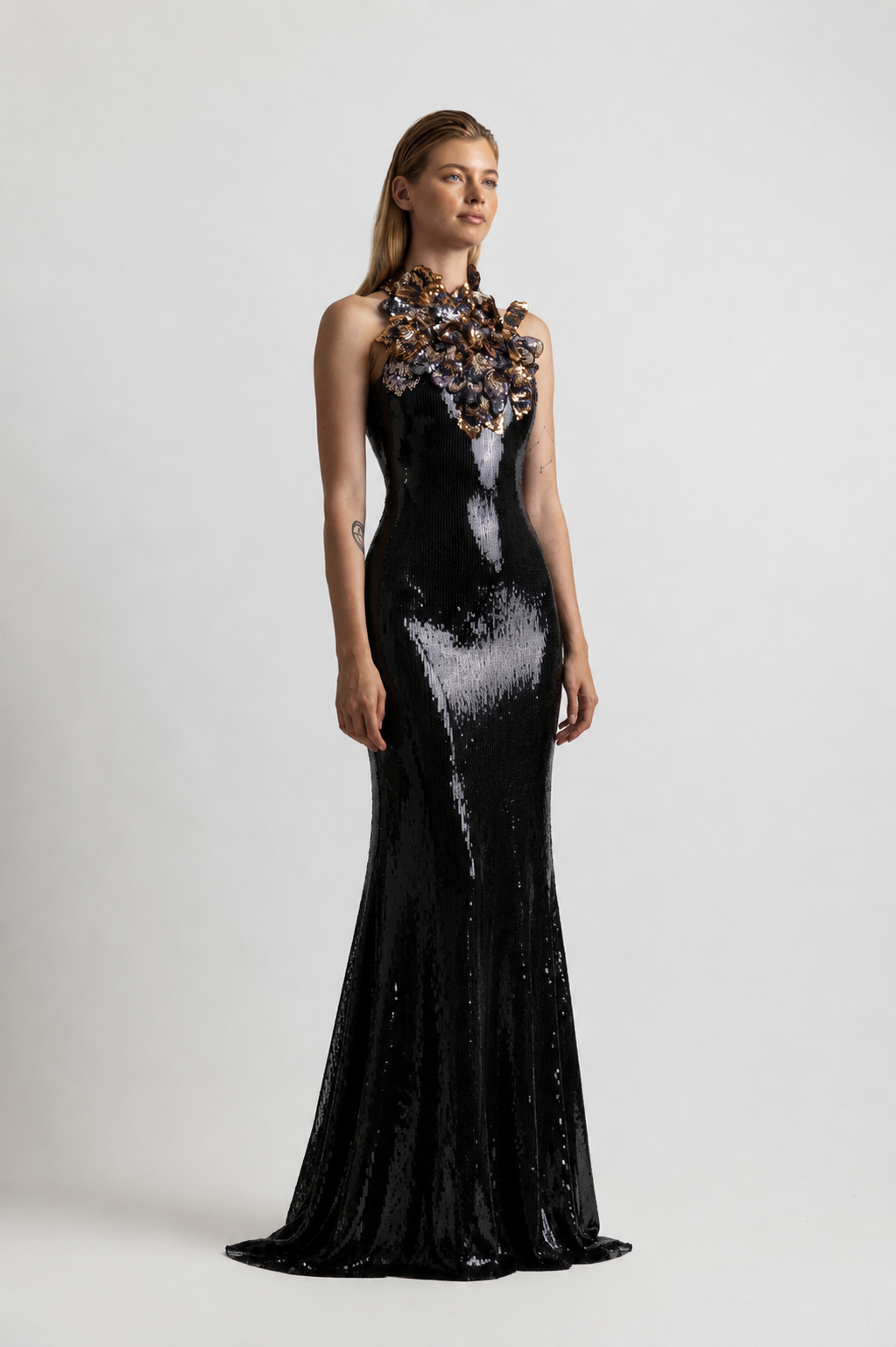 FLEUR NOIRE GOWN