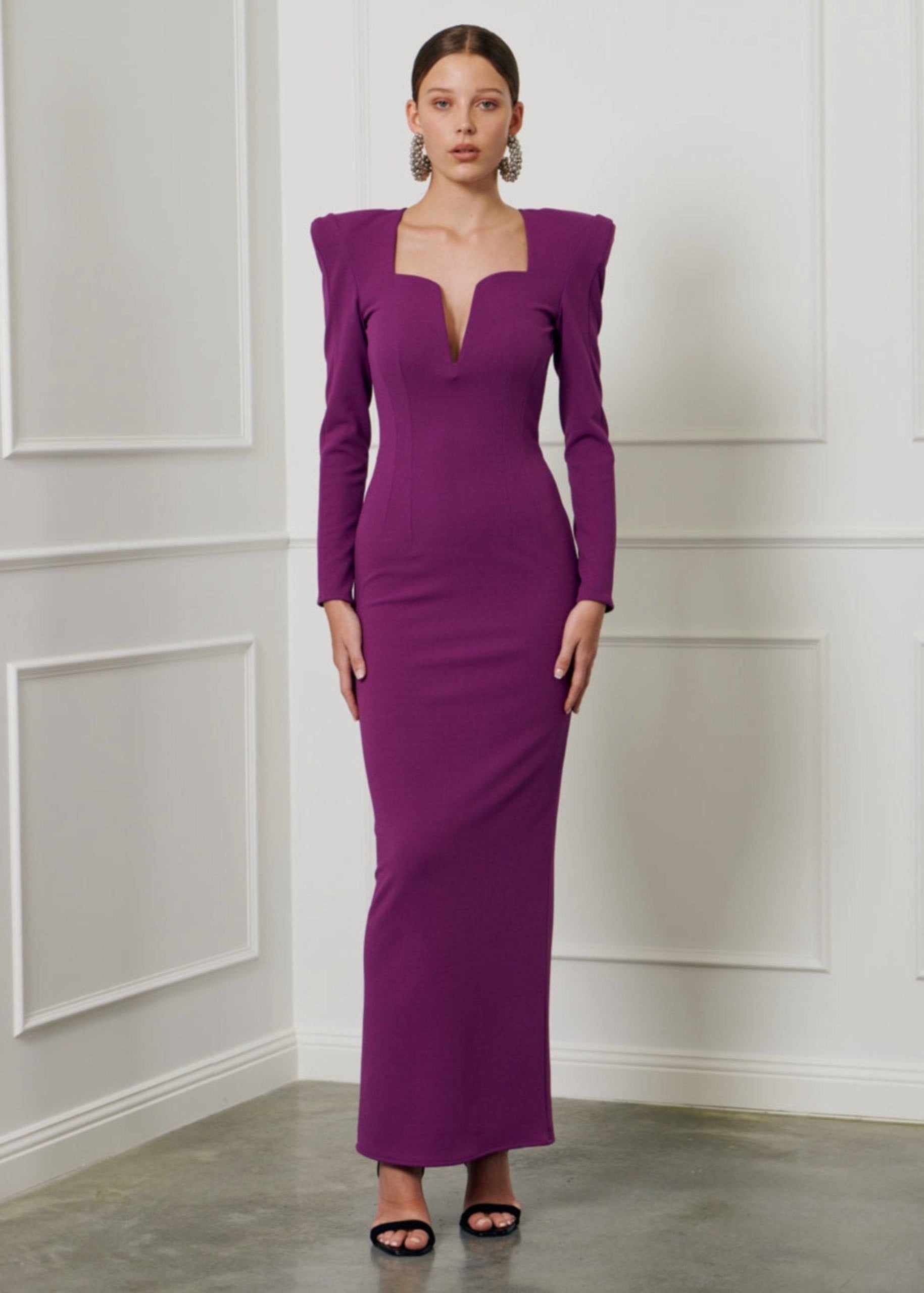 V Bar Shoulders  Dress