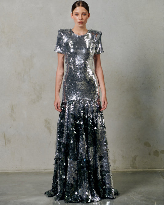 Confetti Sequin Gown