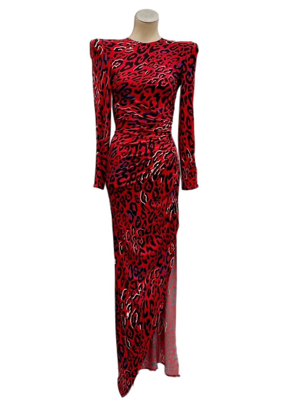 RED LEOPARD DRESS