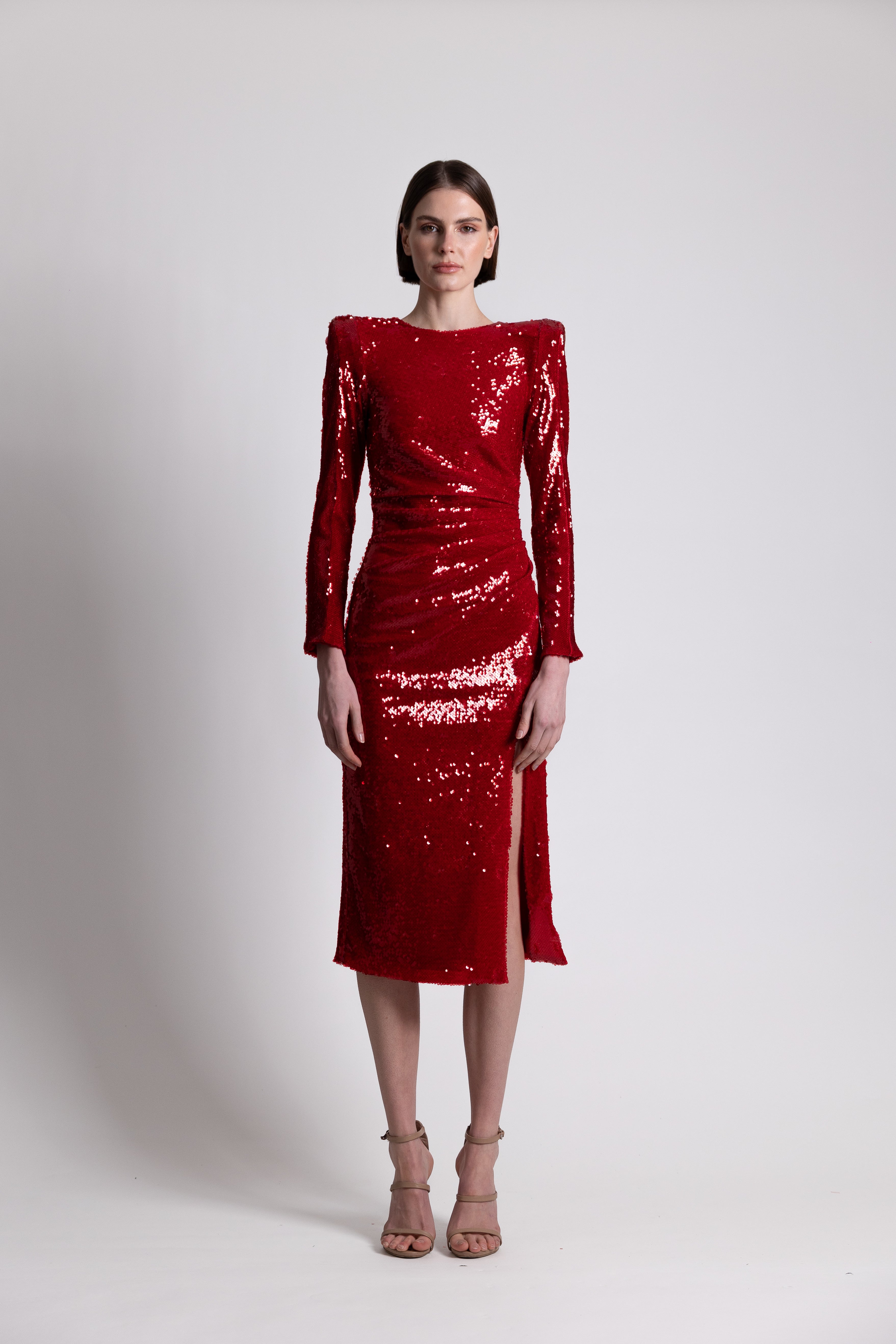 SEQUIN EMMA MIDI DRESS