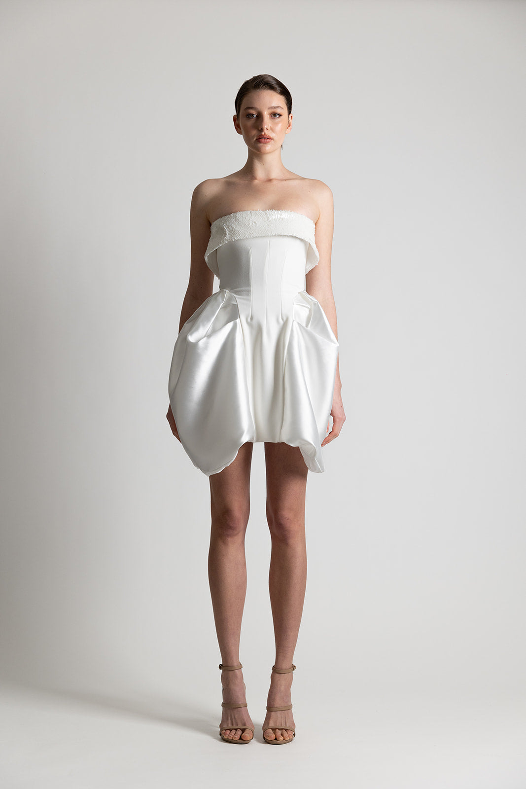 STRAPLESS DOME MINI WHITE