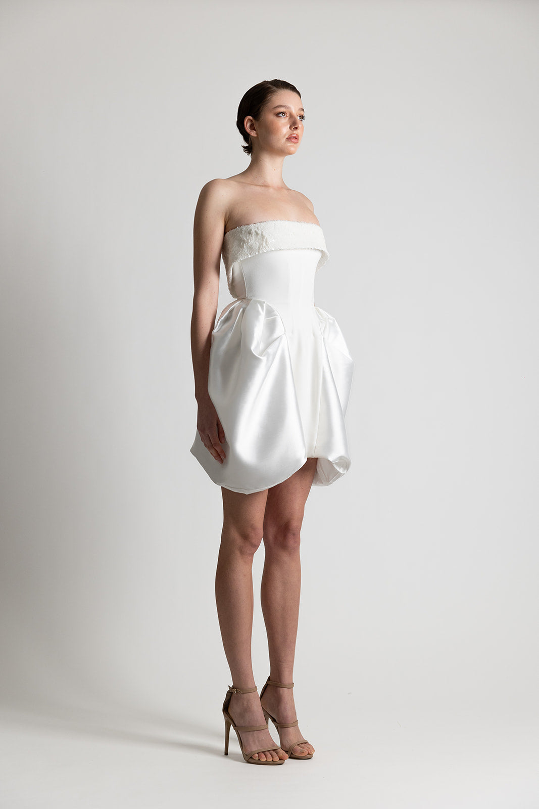 STRAPLESS DOME MINI WHITE