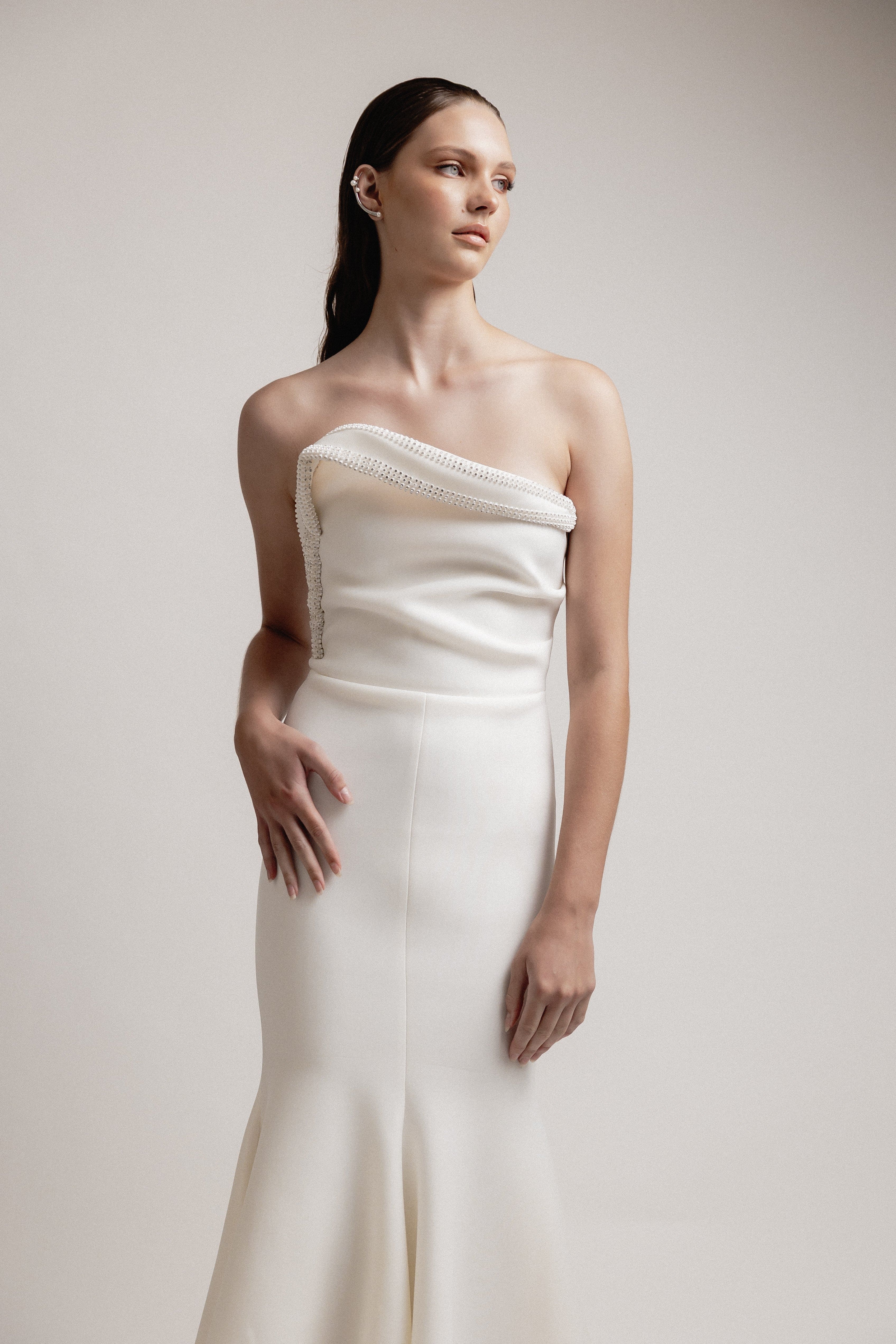 Crescent Neoprene Ballgown