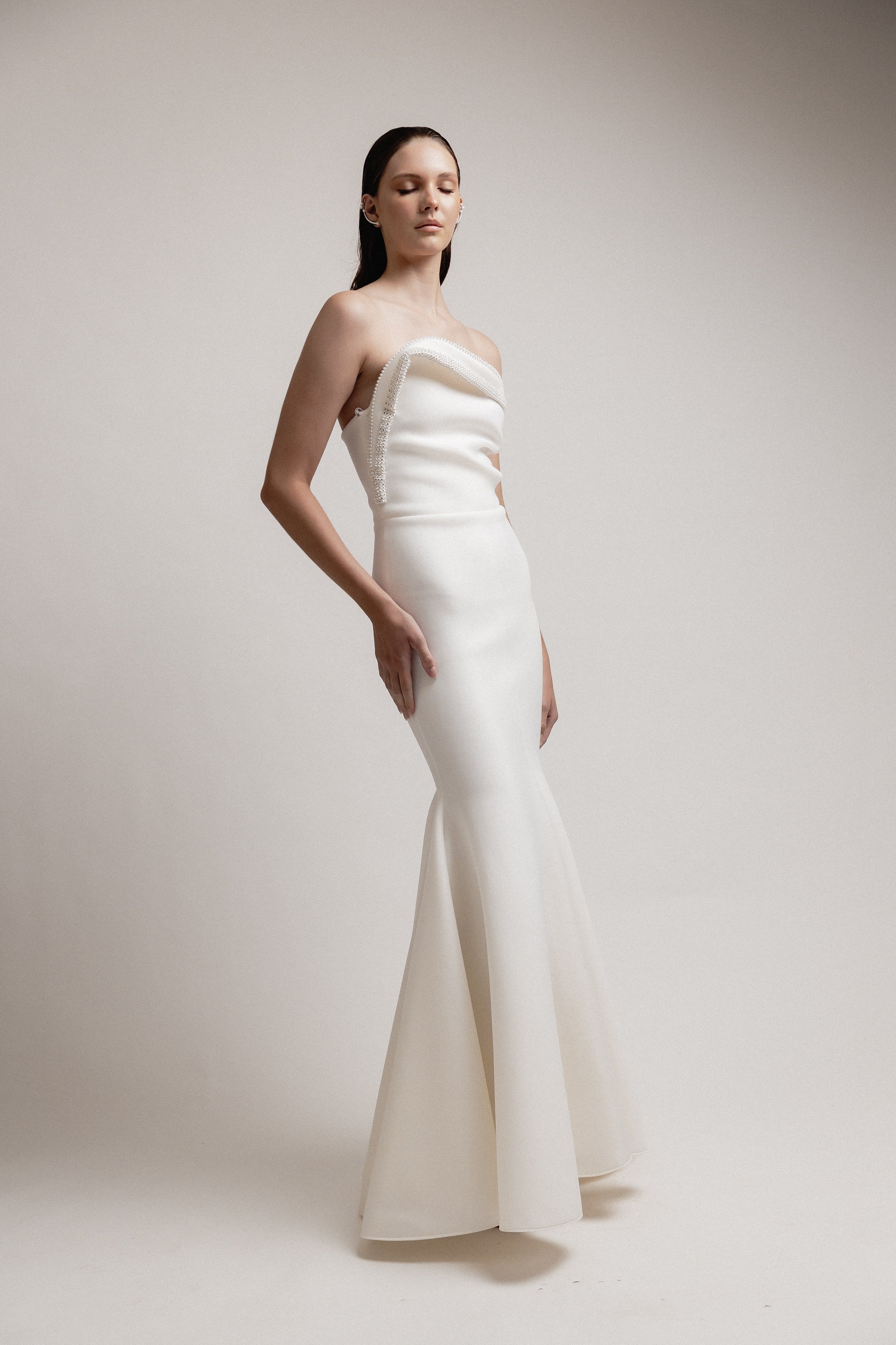 Crescent Neoprene Ballgown