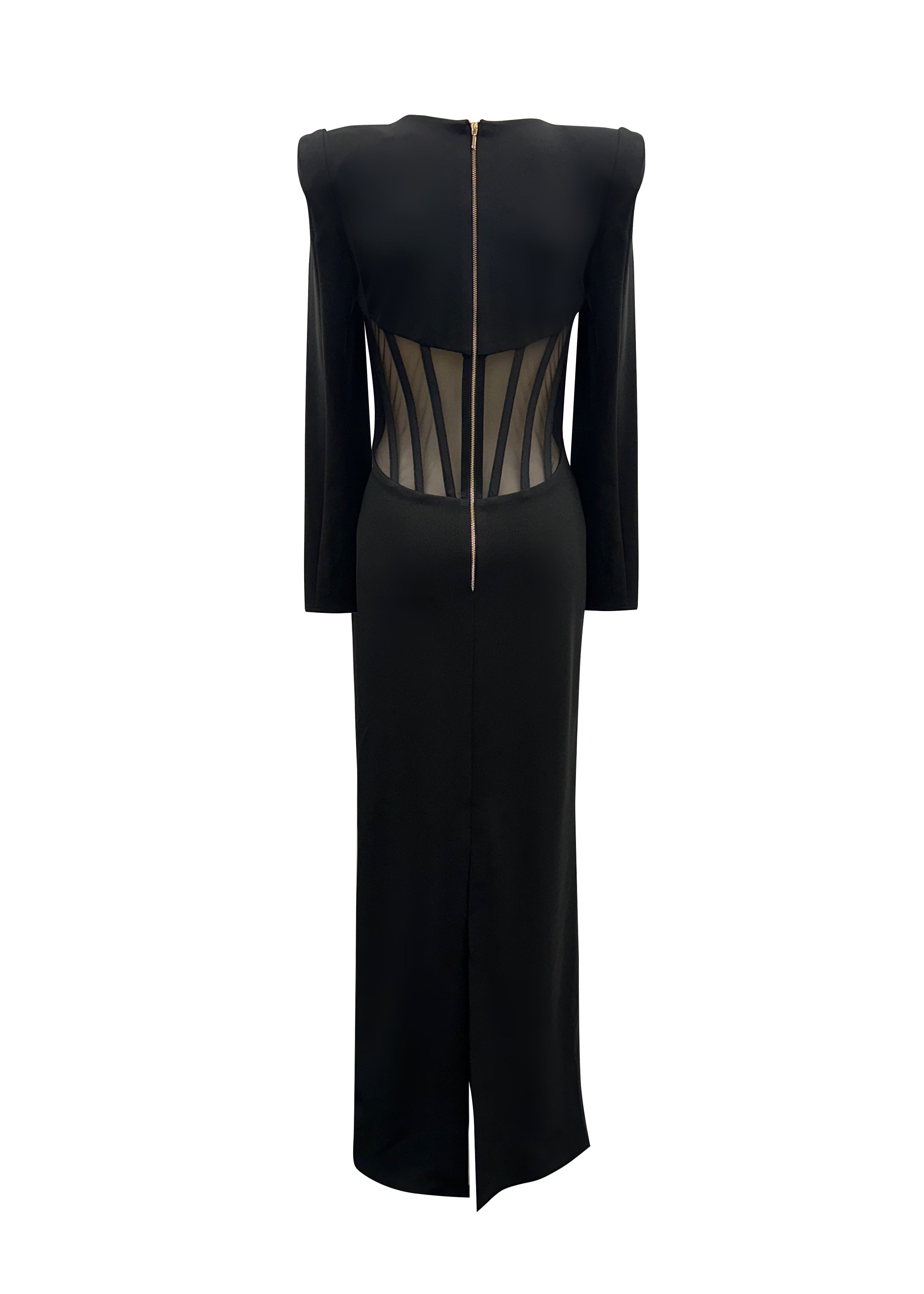 V Bar Shoulders  Dress