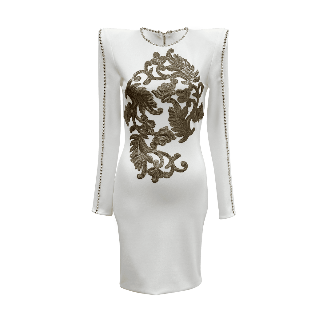 Baroque Sequin T shirt Dress I Meraki Official