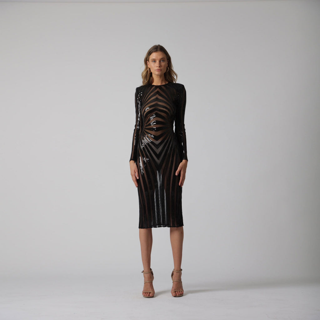 Sequin hotsell geometric dress